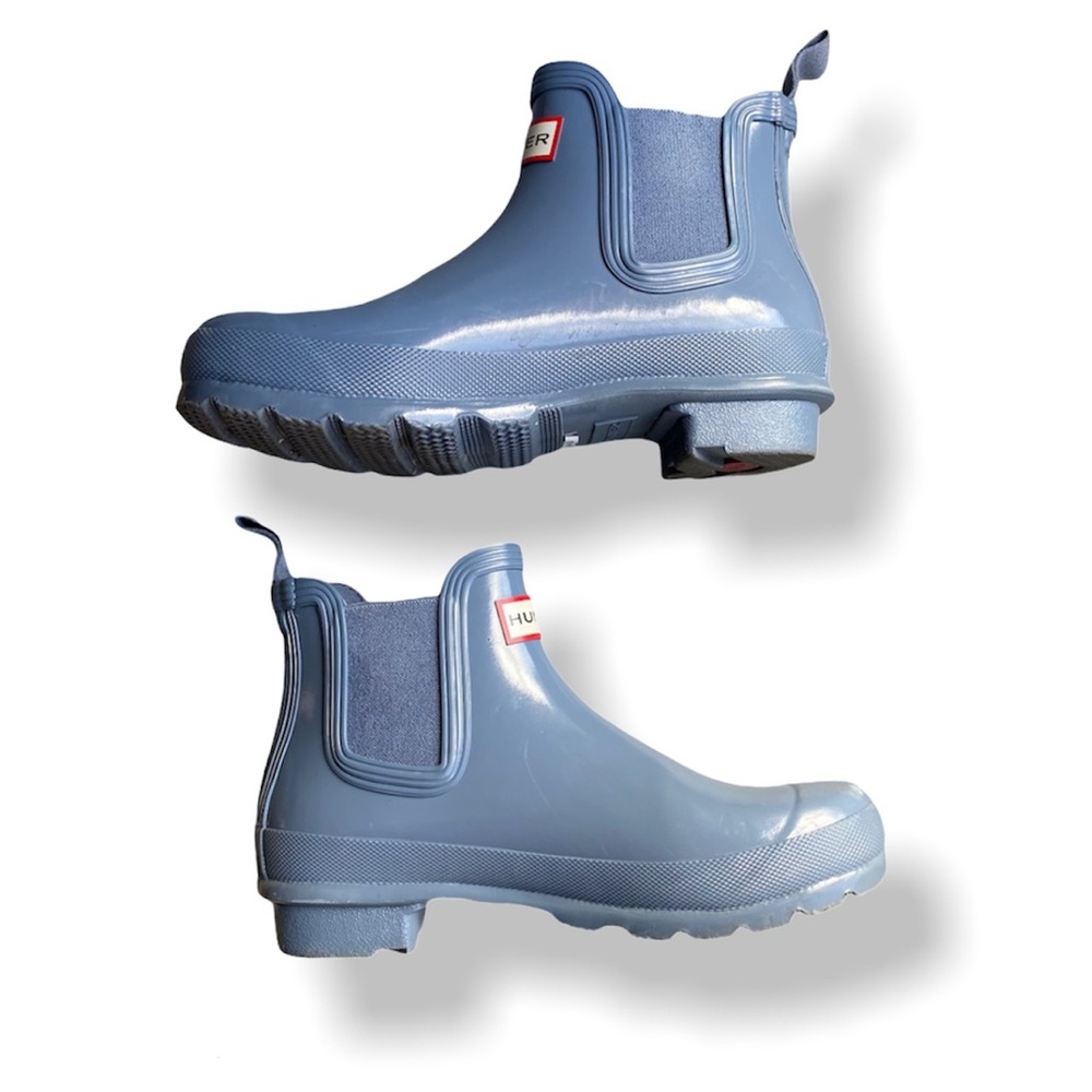 (SOLD) HUNTER Original Chelsea Boots - Blue Stem